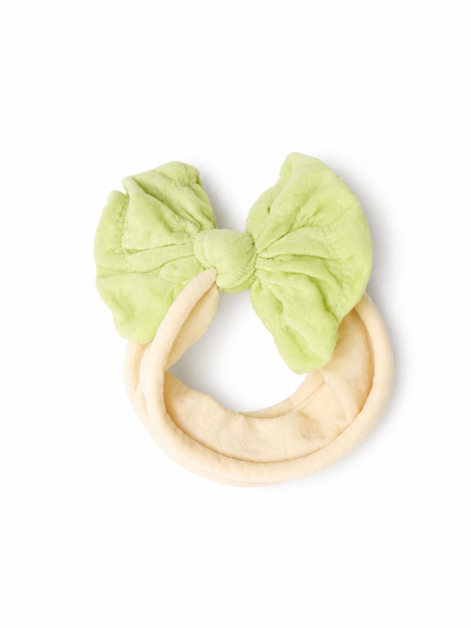 Blush-Ivory Bow Headbands