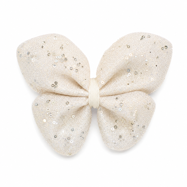 Sparkle Sequin Bow Hair Clips