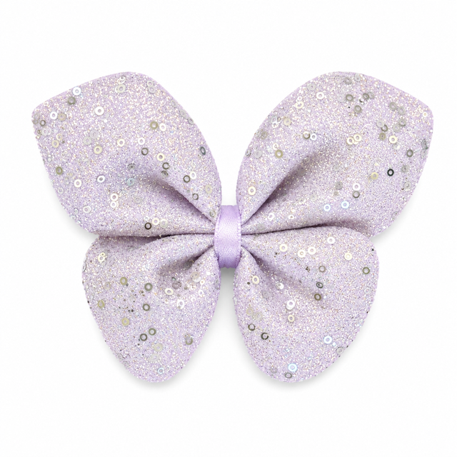 Sparkle Sequin Bow Hair Clips